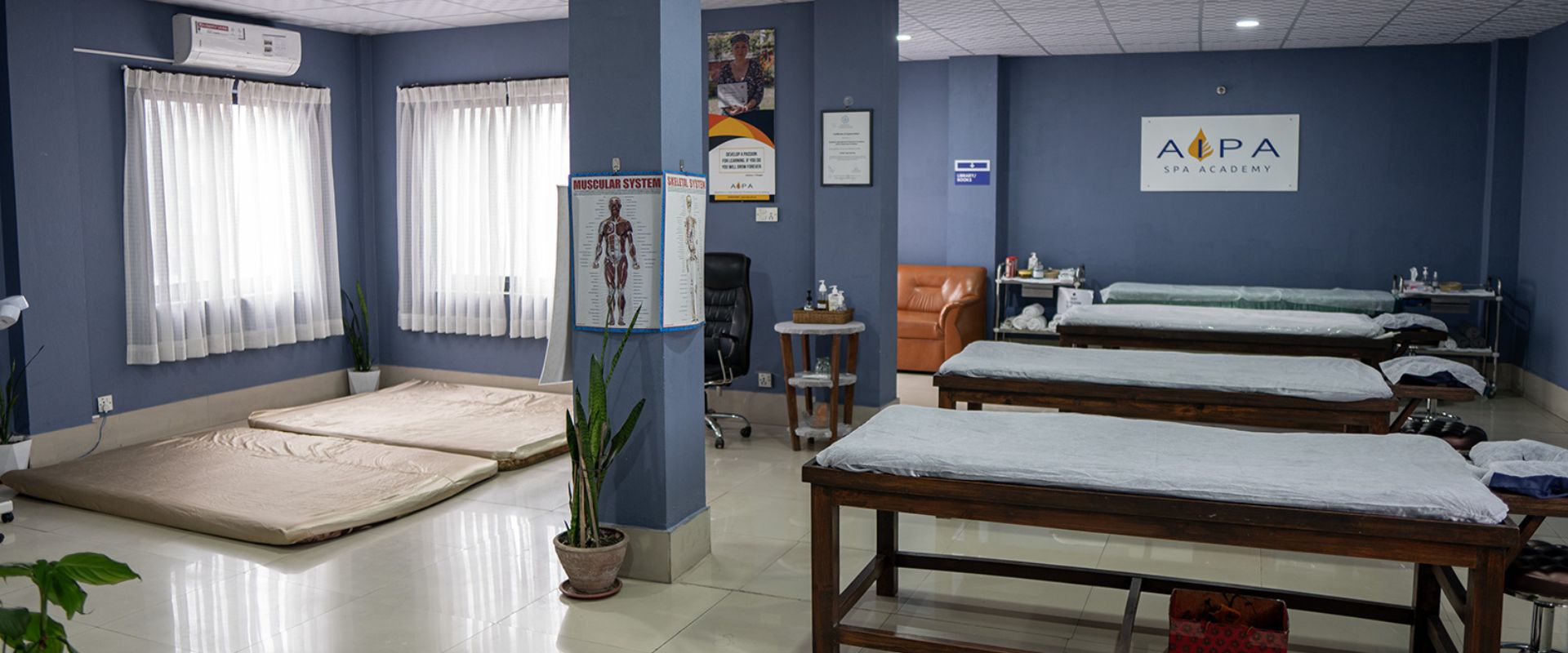 AIPA -Nepal Spa Academy (Practical Hall) AIPA Nepal | Most Recommended Spa & Massage Training Academy