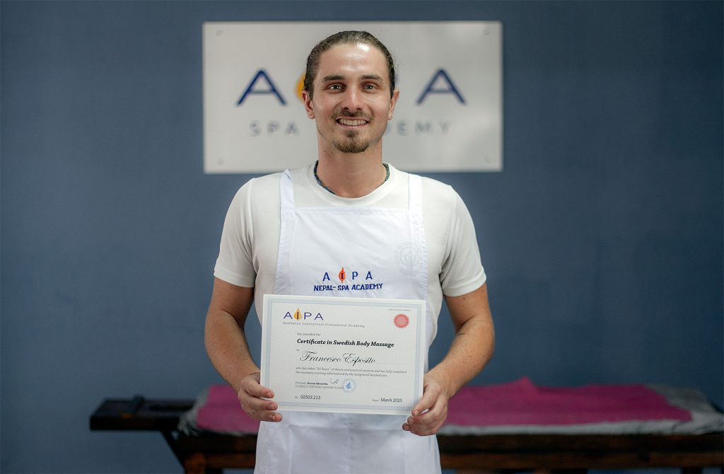 Francesco, AIPA Swedish Body Massage Graduate